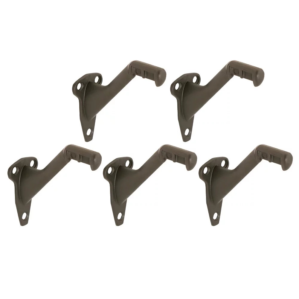 Oil-Rubbed Bronze Zinc Handrail Bracket, 5-Pack N9365