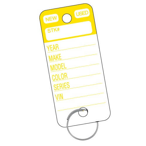 Plastic Key Tags V902