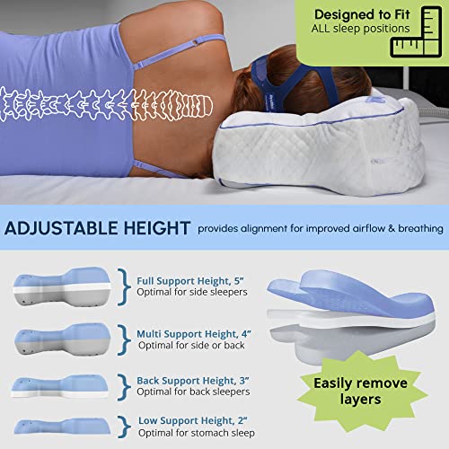 Cool CPAPMax Pillow with White Pillowcase H426469