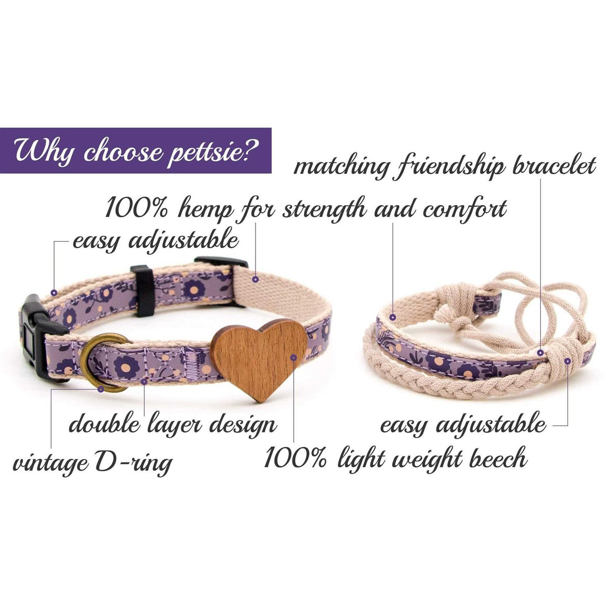 Heart Dog Collar O8013