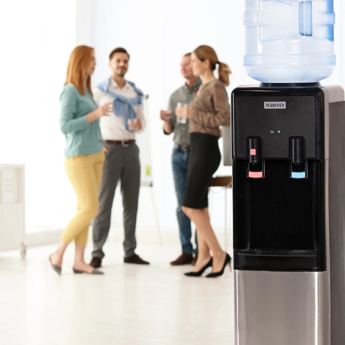 Black Top Loading Water Dispenser N166