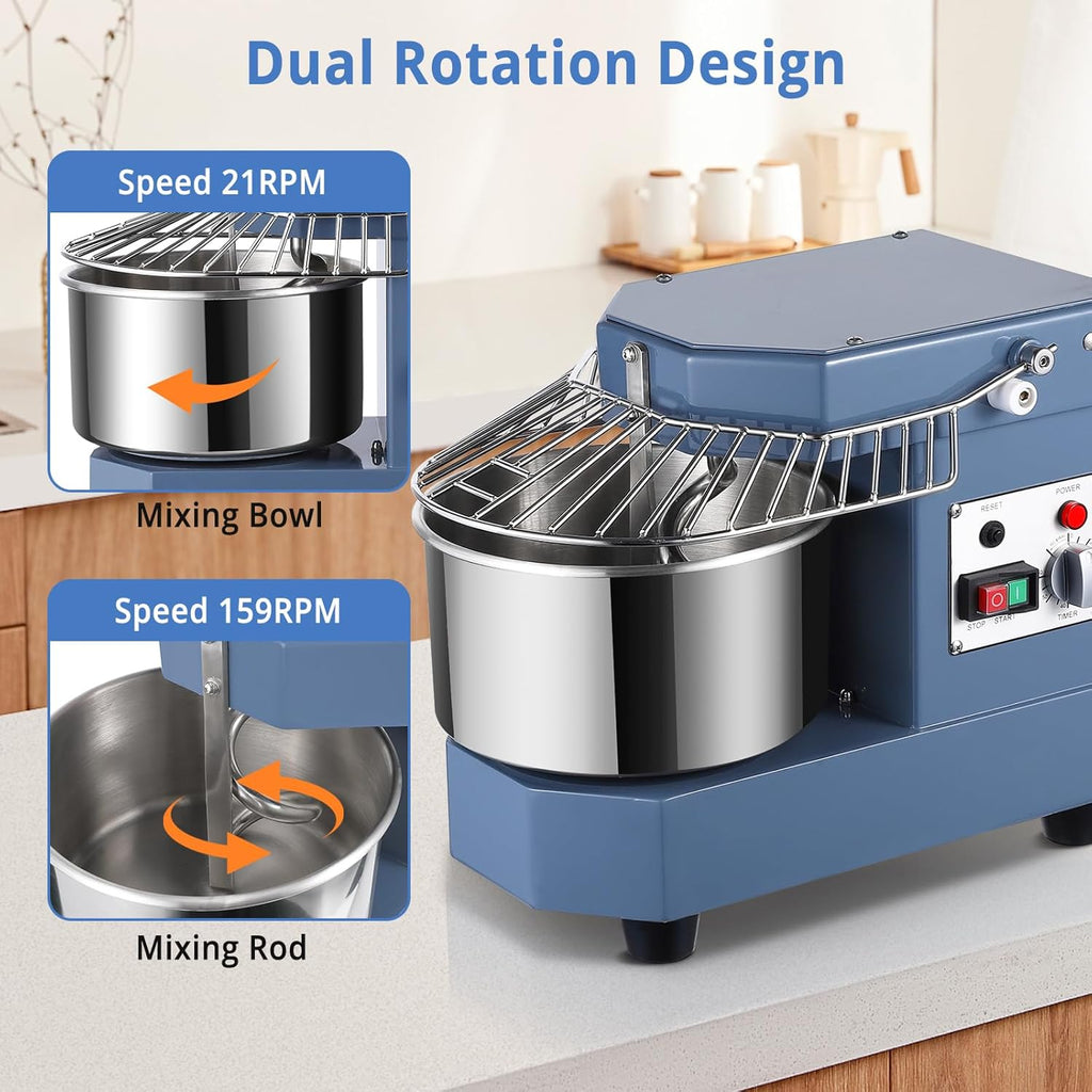 8Qt Stainless Steel Bowl Dough Mixer K23475