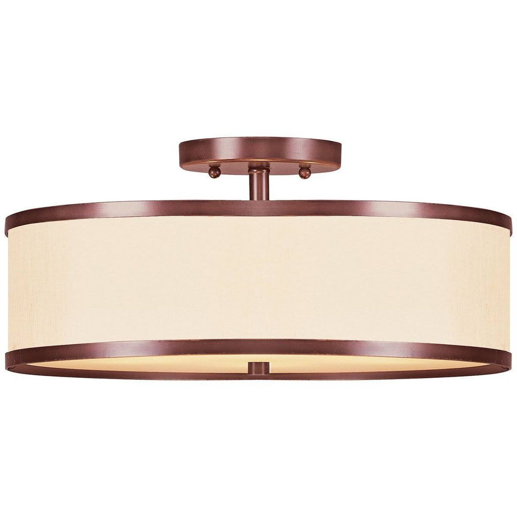 Bronze 3 Light Ceiling Mount I7465