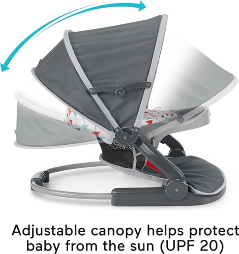 Travel Baby Chair Floor Seat with Snack Tray and Canopy Q78287