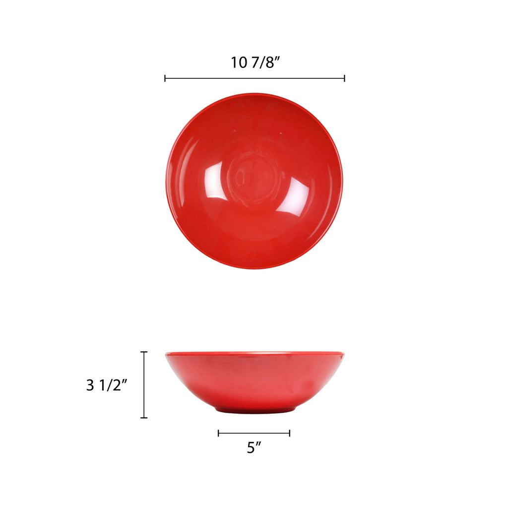 Passion Red Melamine Bowl 92 Oz C412614