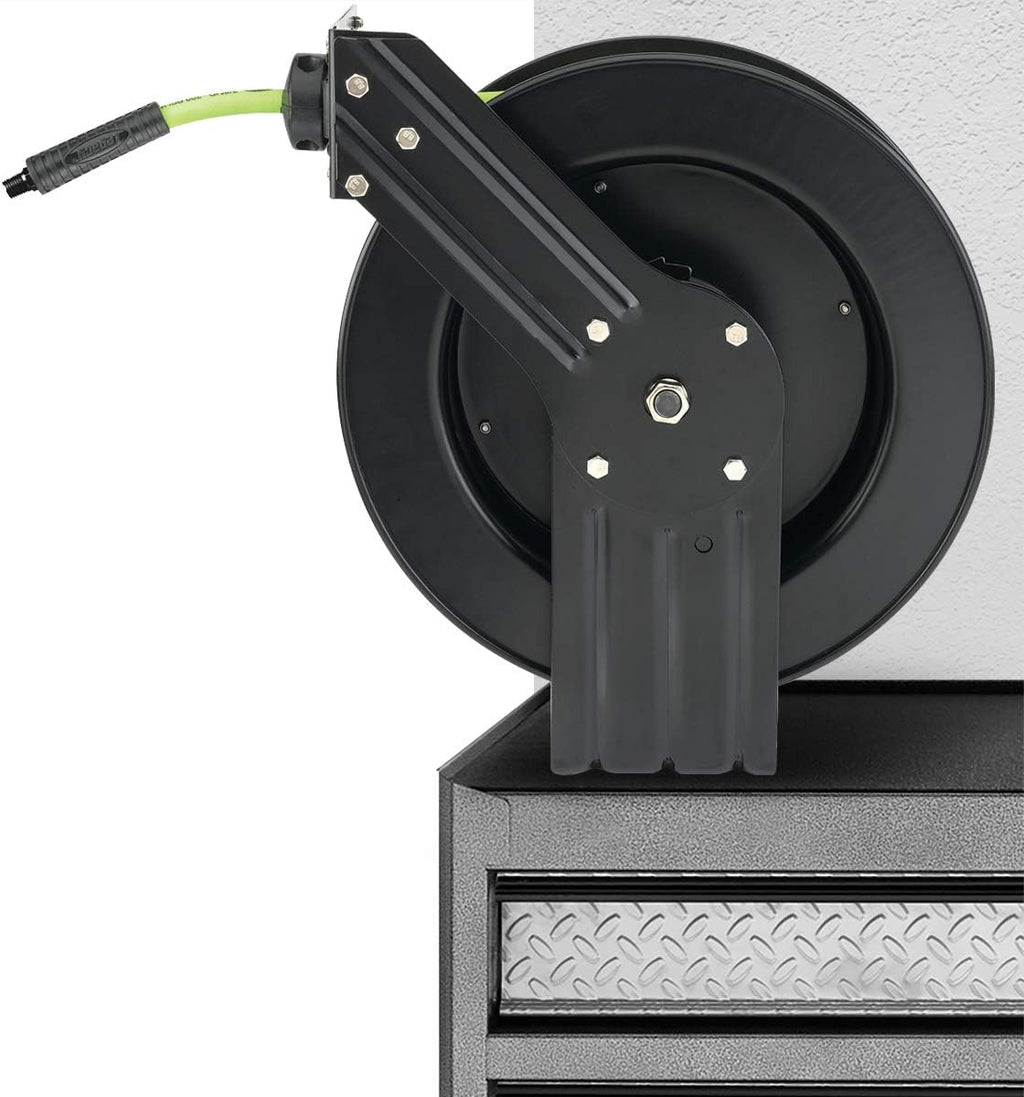 3/8 in. x 50 ft. Heavy Duty Hybrid Air Hose Reel P337452