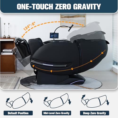 Zero Gravity SL-Track Full Body Massage Chair with 12 Auto Modes H816162