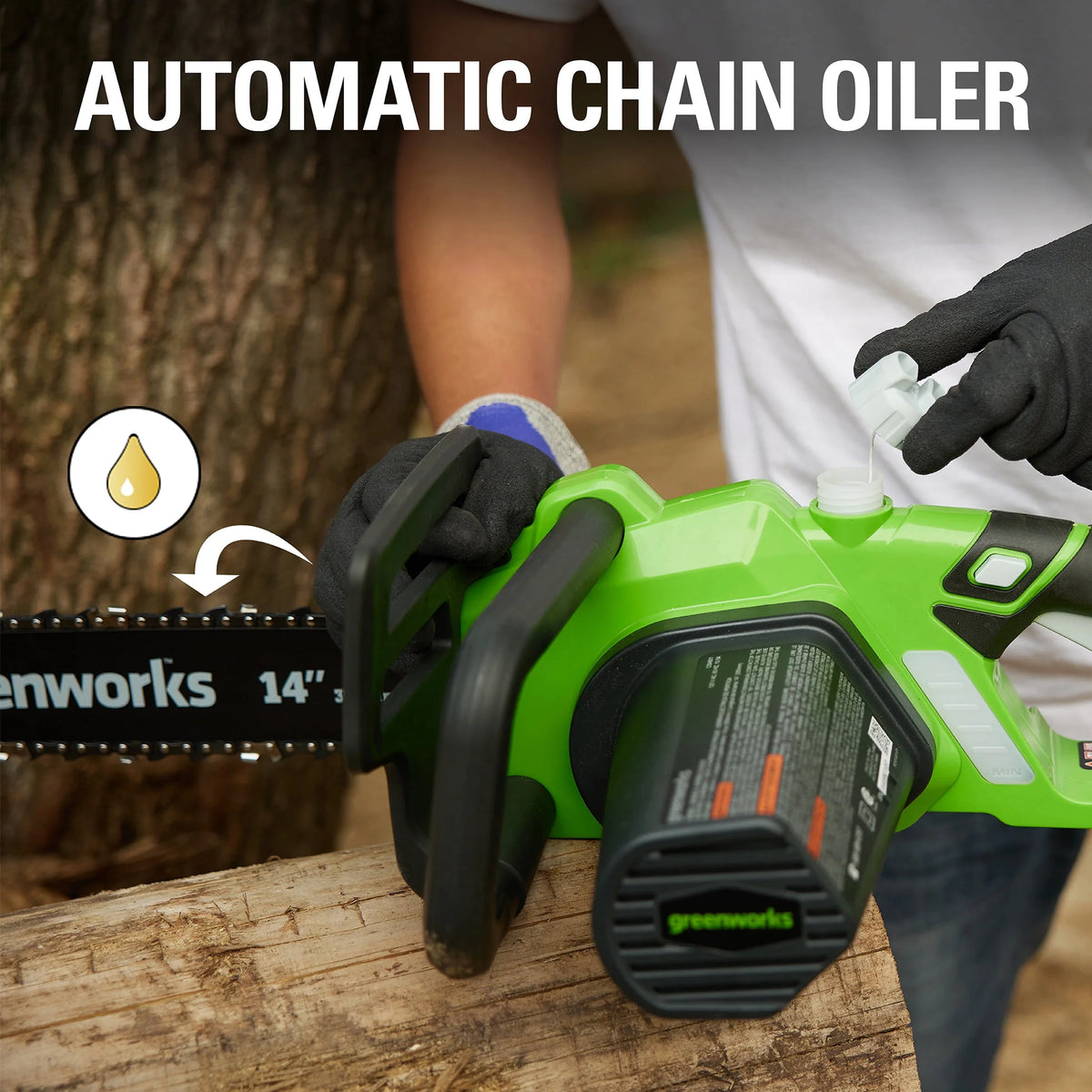 14 Corded Electric 10.5 Amp Chainsaw Q211114