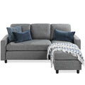 Linen Sectional Sofa Couch with Chaise Lounge R50450