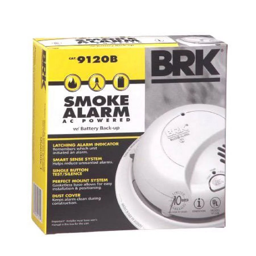 12 PACK Hardwired Smoke Alarm with Battery Backup M99443