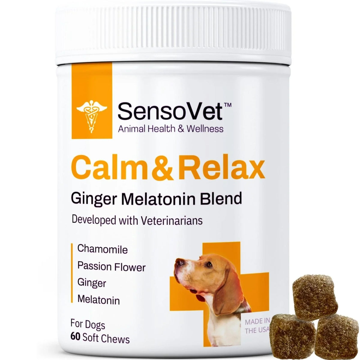 Ginger Melatonin Soft Chews for Dogs R517390