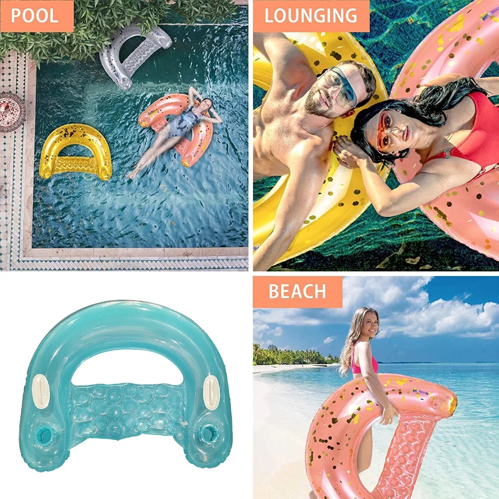 Blue Inflatable Pool Float A235937