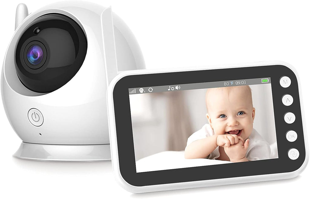 Video Baby Monitor with 4.3 Inch LCD Screen Night Vision Two-Way Talk Z8298