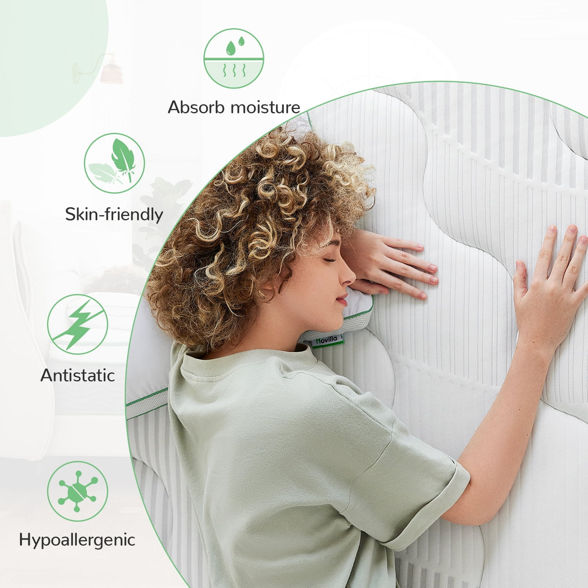 Queen Size Memory Foam Hybrid Mattress A21215