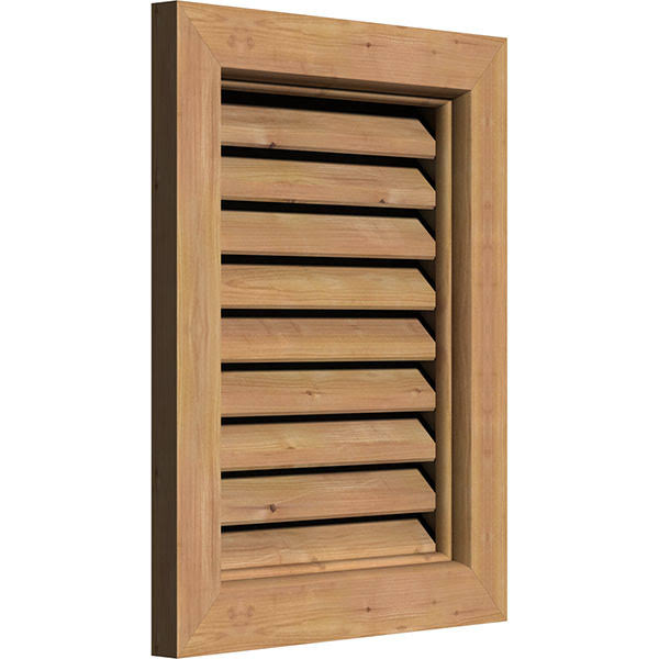 Unfinished Functional Vertical Gable Vent N43773