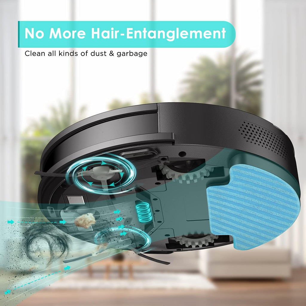 Robot Vacuum, 2200Pa Suction, Self-Charging, Tangle Free A595592