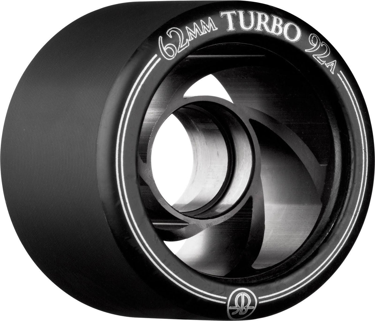 62mm Black Set of 8 Wheels with Aluminum Hub D986816
