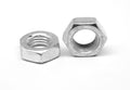 1/4-28 Fine Thread Grade 5 Hex Jam Nut Medium Carbon Steel Zinc Plated V34122