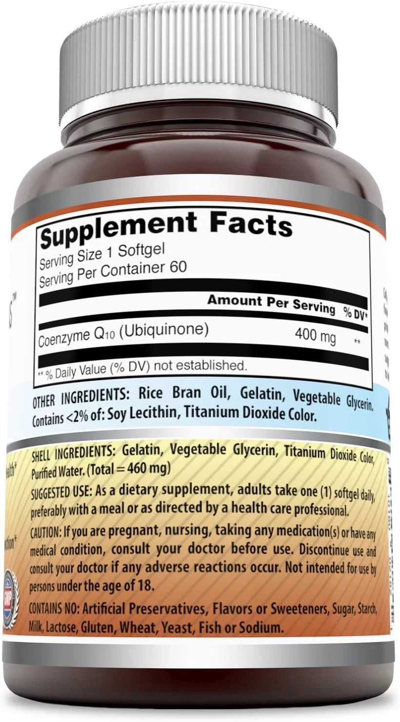 Coq10 400 Mg 60 Softgels K469295