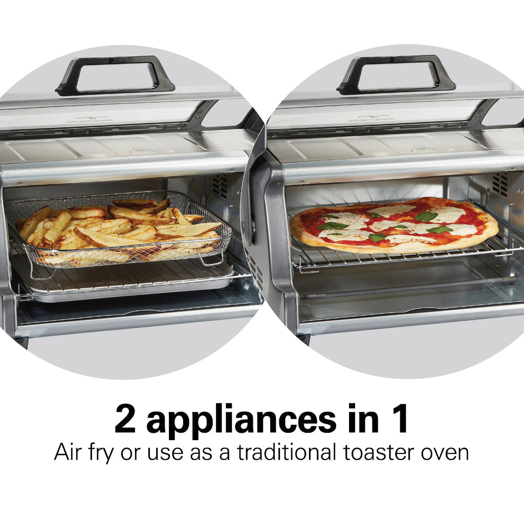 Sure-Crisp Air Fryer Toaster Oven, 6 Slice, Stainless Steel R763336