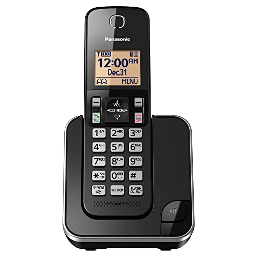 2 Handsets Expandable Cordless Phone System with Answering Machine and Call Block W122085