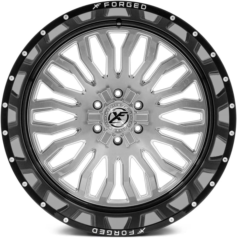 Milled Brushed with Black Lip 20x9 Wheel R3395