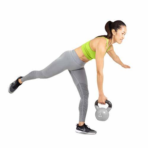 40 lb Vinyl Coated Cast Iron Kettlebells V80843