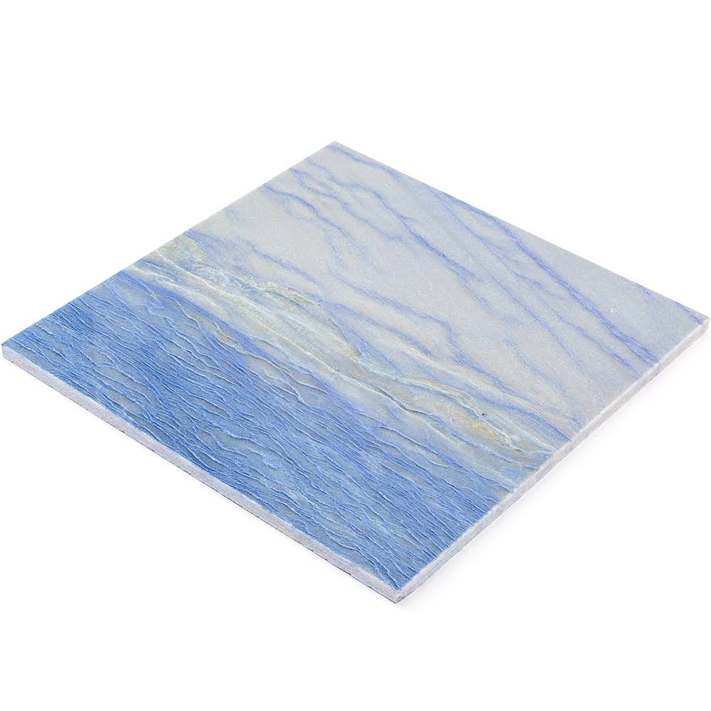 Blue 12x12 Polished Marble Mosaic Tile K179