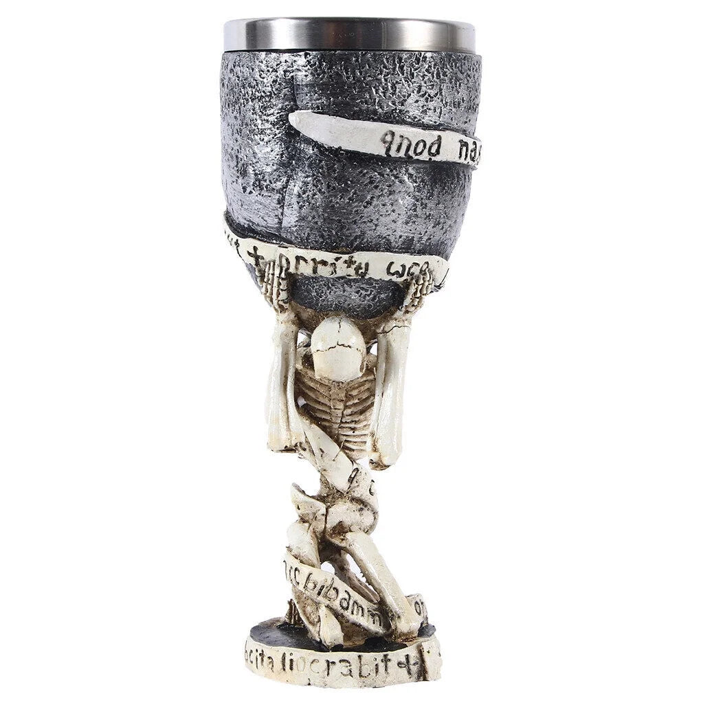 Stainless Steel Gothic Wine Cups Q25593