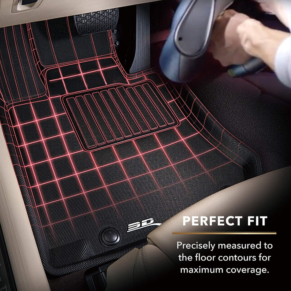 All-Weather Floor Mats Custom Fit Car Floor Liners Black K464391