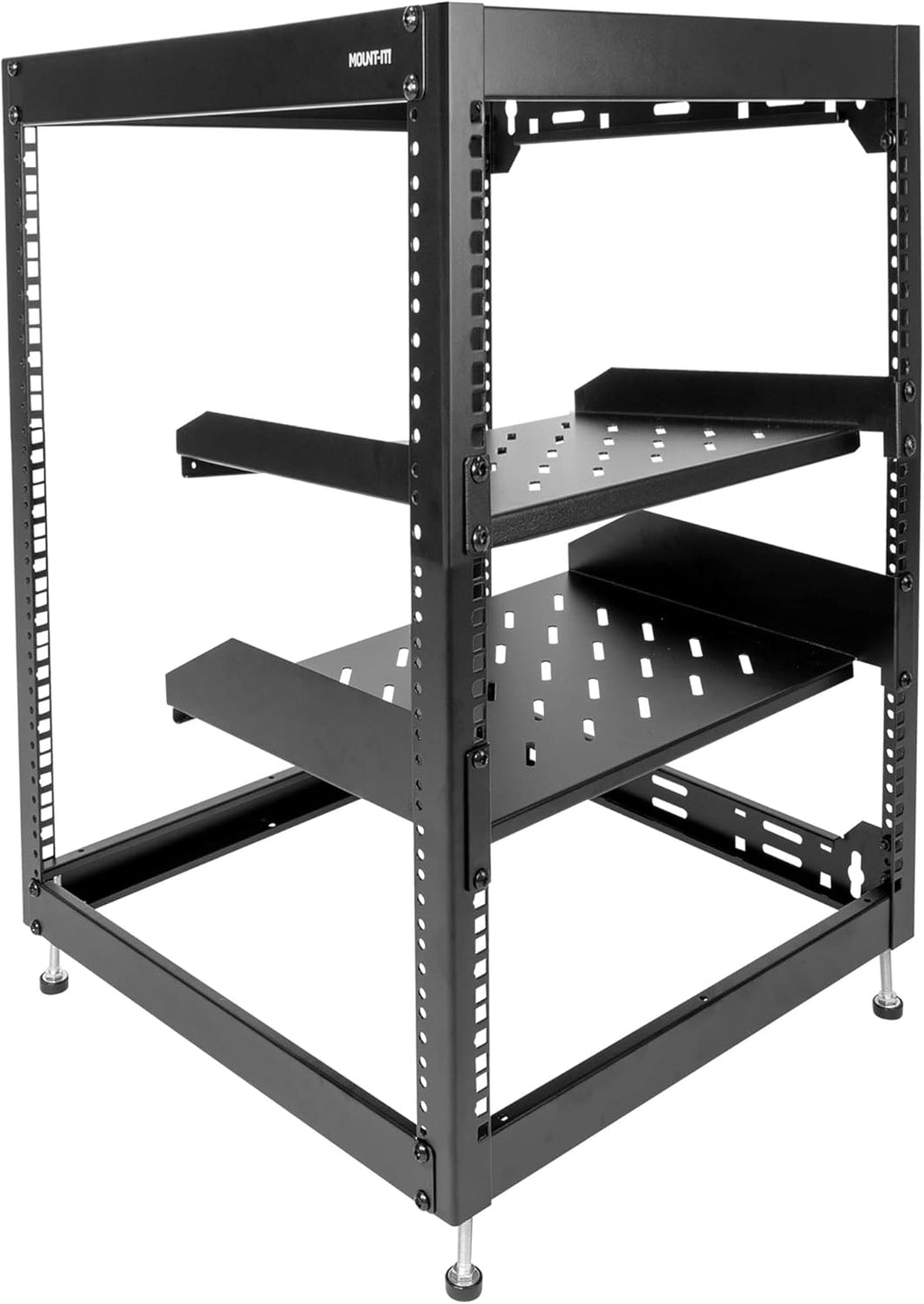 15U Server Rack with 2 Shelves N902622