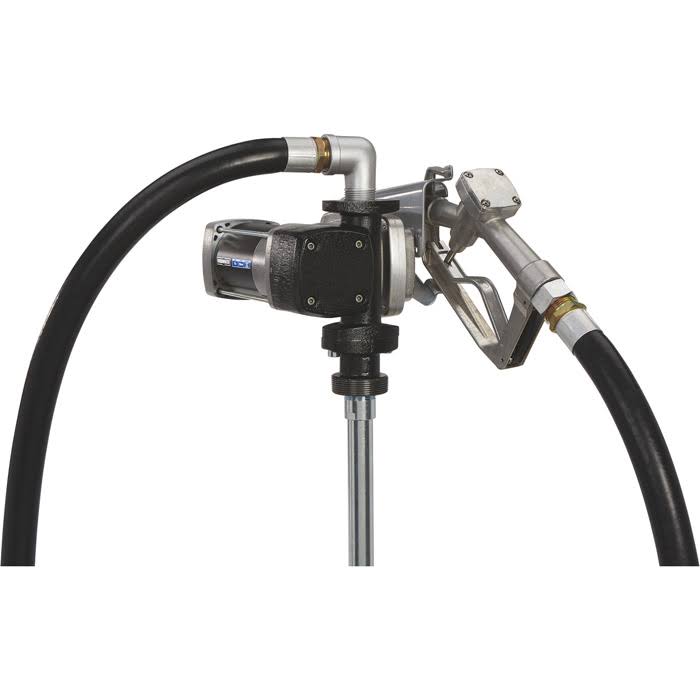 20 GPM 12 Volt DC Manual Nozzle Gasoline Compatible Transfer Pump M8022