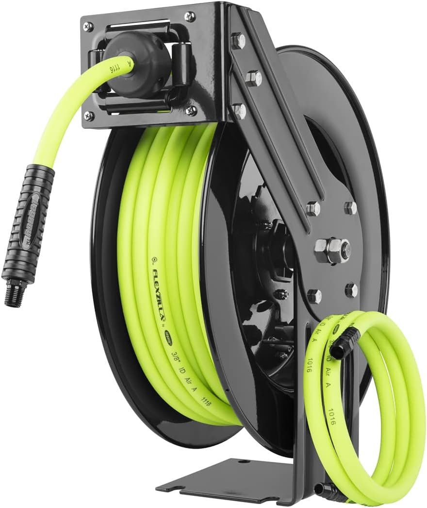 3/8 in. x 50 ft. Heavy Duty Hybrid Air Hose Reel P337452