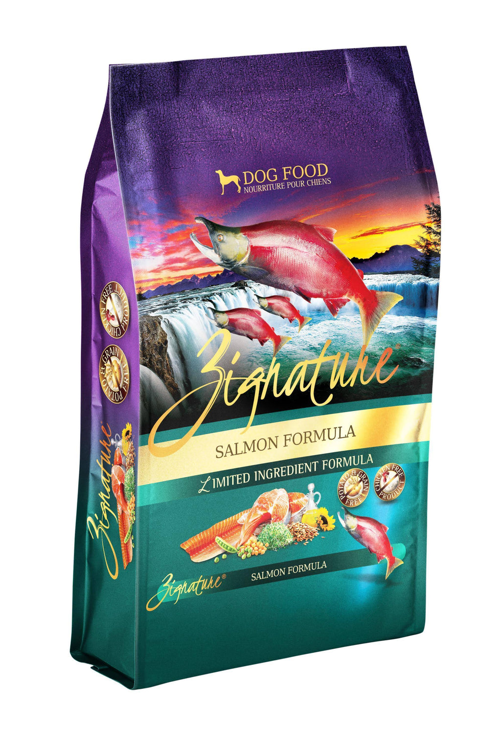 Limited Ingredient Salmon Formula Dry Dog Food 27-lb V90903