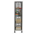 4 Drawer Rolling Mesh Metal Cart B198235