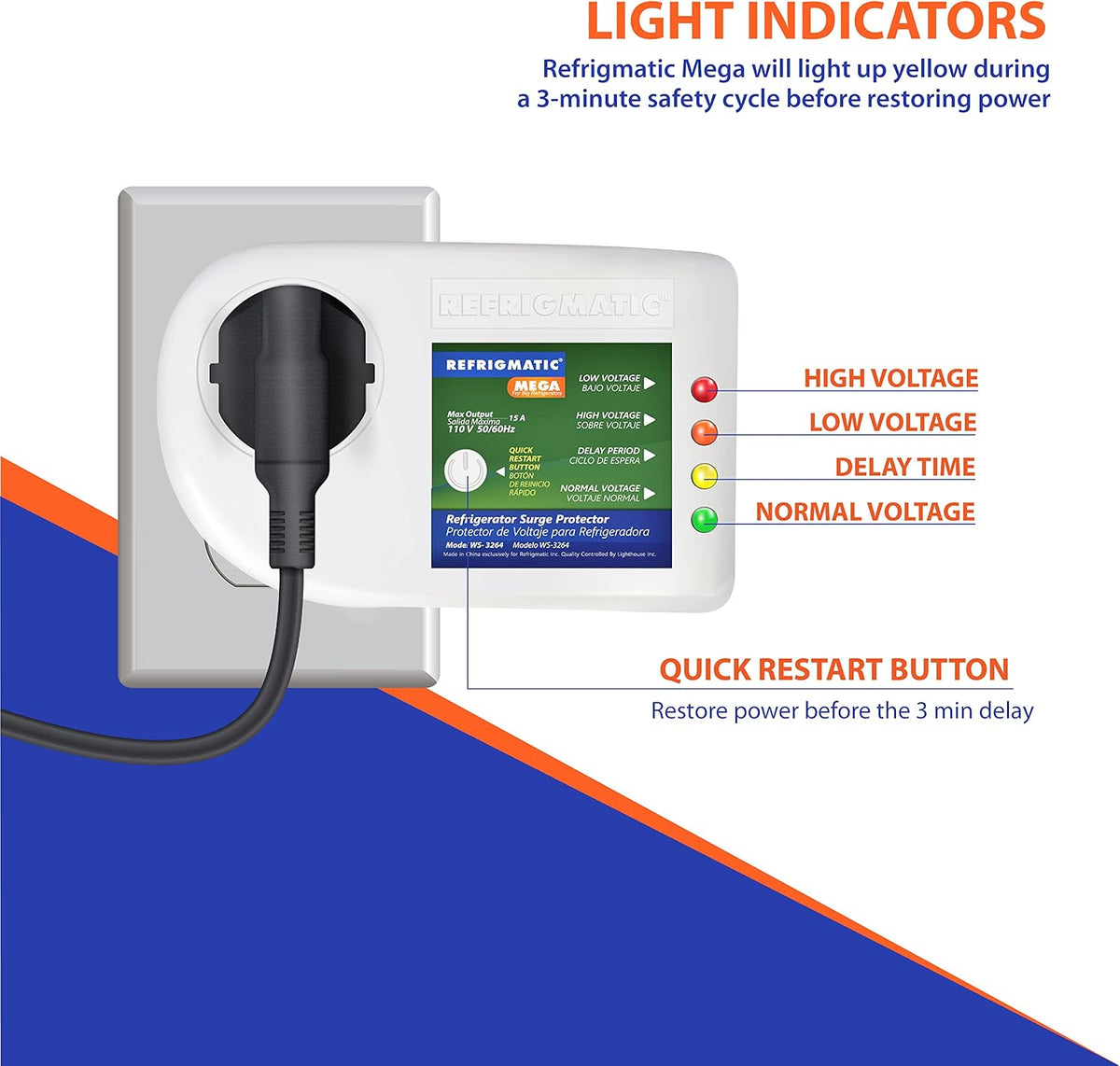 Electronic Voltage & Surge Protector F439