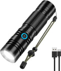 Rechargeable LED Flashlight, 1200 Lumens, 5000mAh Battery, Waterproof, Handheld, Tactical Z31058
