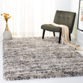 Cream & Grey 6' x 9' Non-Shedding Area Rug C92221