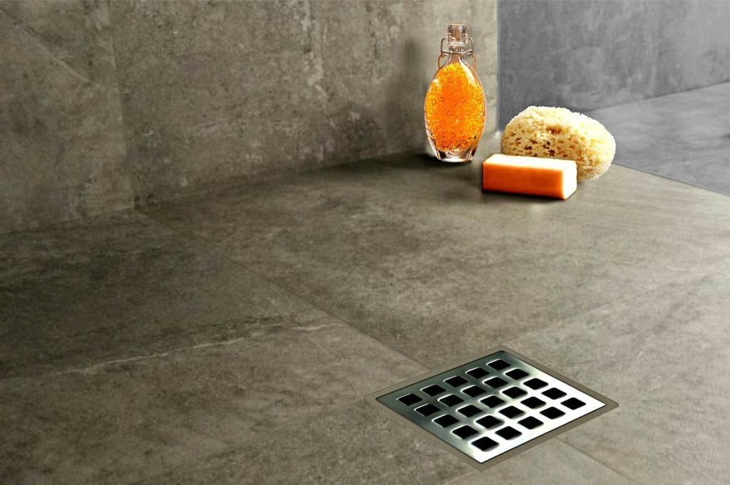 72 x 72 Shower Kit with Center Tray, Drain Kit and Drain Grate K864