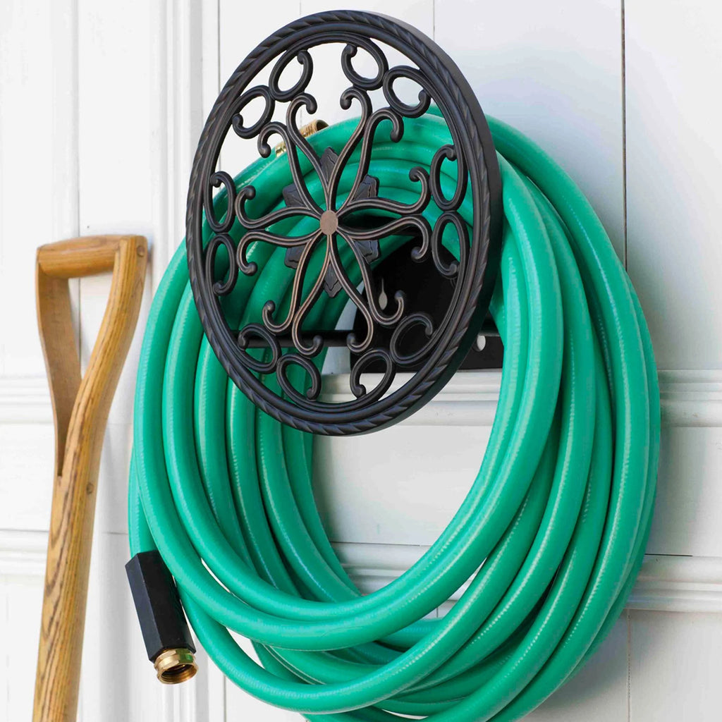 Aluminum Wall Mount Garden Hose Reel (2 Pack) S187