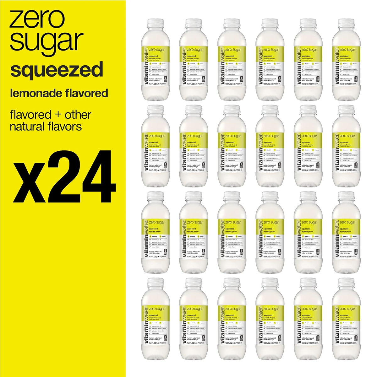 16.9 Fl Oz (24 Count) Electrolyte Enhanced Lemonade Water K399
