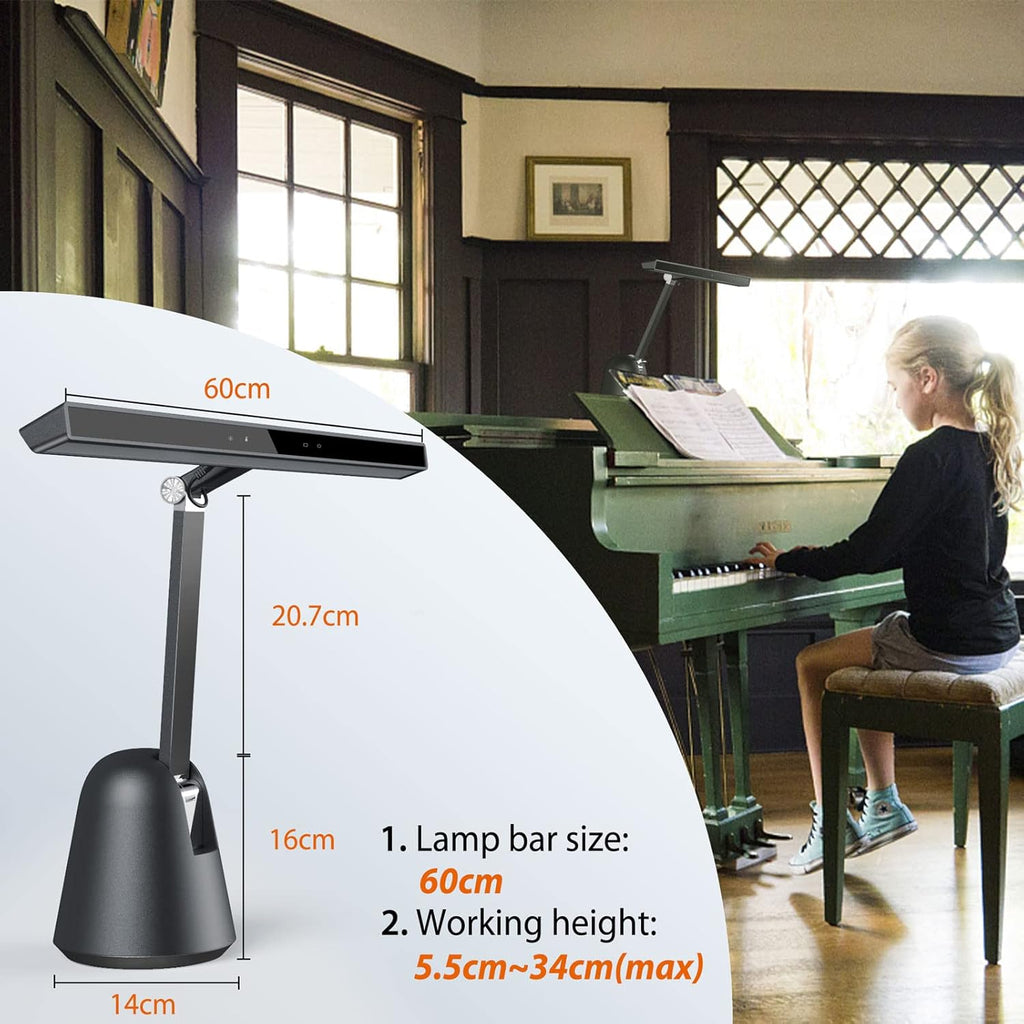 55'' 12W LED Dimmable Piano Lamp L756387