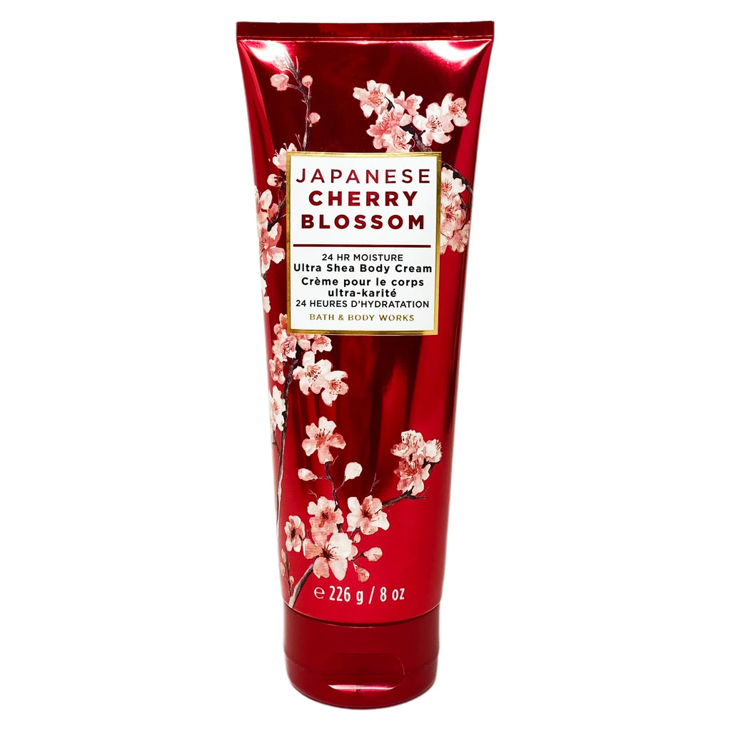 Japanese Cherry Blossom 2 Piece Gift Set - Body Cream and Body Scrub H292