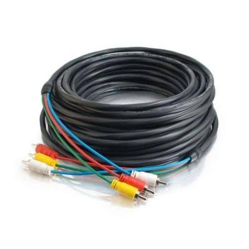 50 ft Black Composite Video and Stereo Audio Cable D847