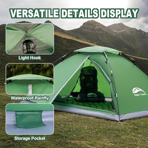 Lightweight Waterproof Dome Tent for 1-2 Person L145646