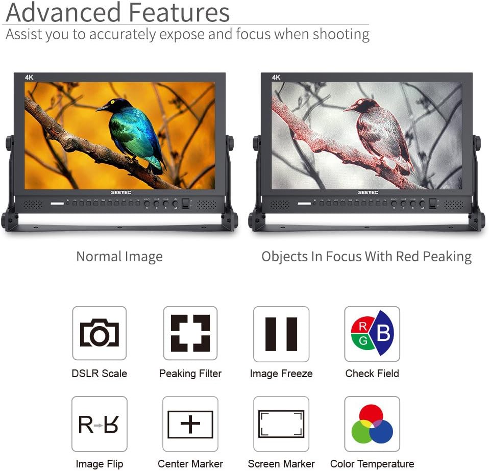 17.3 Inch 1920x1080 Desktop Monitor with 3G-SDI HDMI AV YPbPr R319932