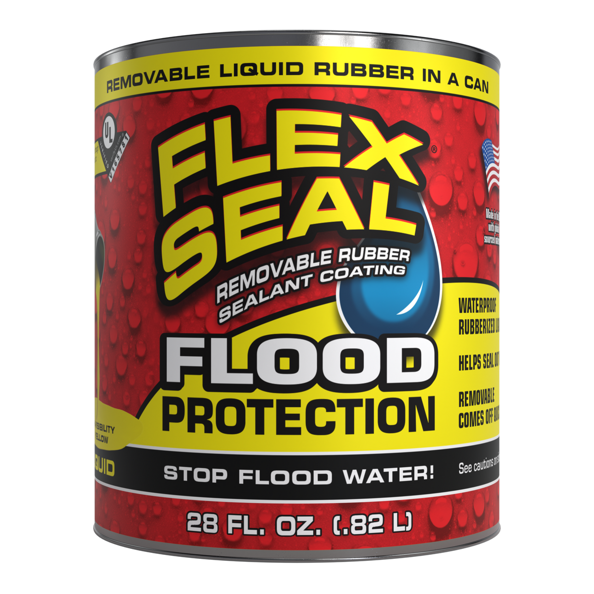 28 fl oz Yellow Liquid Rubber Sealant Coating G45706