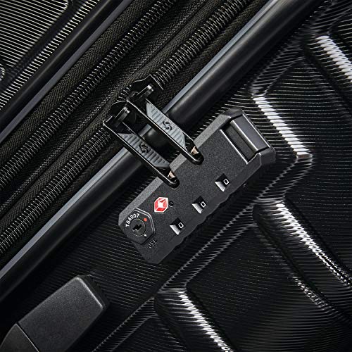 Midnight Black 2-Piece Hardside Expandable Luggage Set R52603