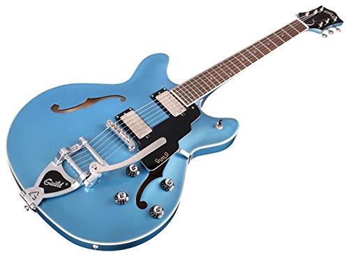 Pelham Blue Semi-Hollow Body Electric Guitar M6714