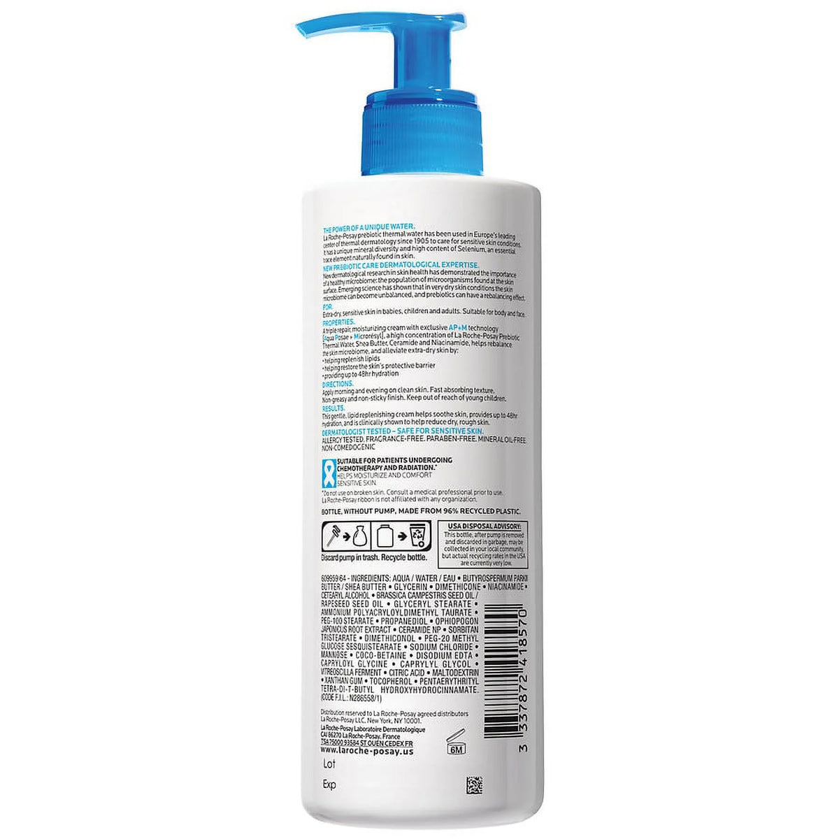 Lipikar Balm AP+ Lotion, Body and Face Moisturizer for Extra Dry Skin J9671